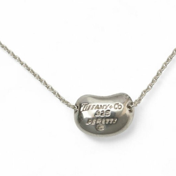 Tiffany & Co. Elsa Peretti Bean Motif Pendant in Silver, 0.9cm Wide
